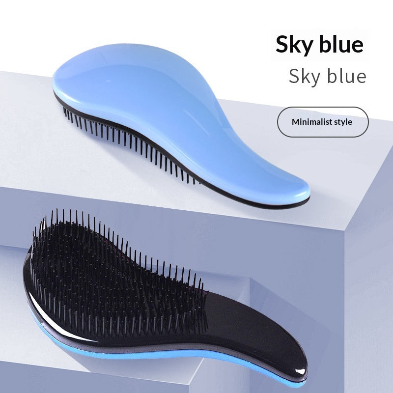 Peigne d'animal Massage Anti Static Ciel Bleu