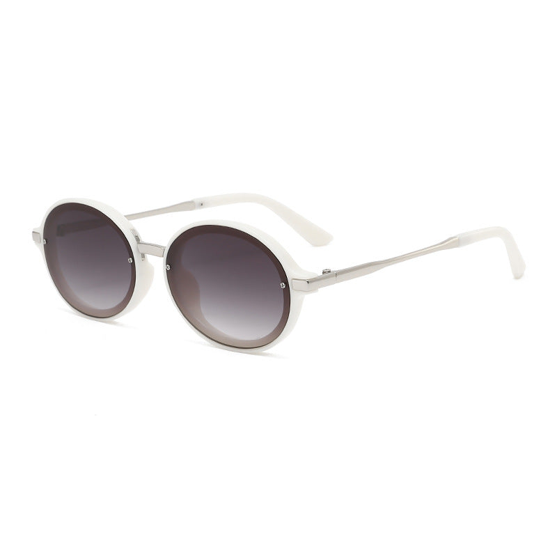 3626 Cadre ovale Lunettes de soleil rondes en métal Pc Commerce électronique Commerce extérieur Amazon Uv400 Mode