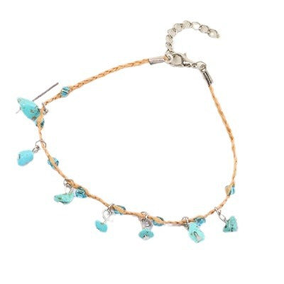 Bracelet de galets de Raffia