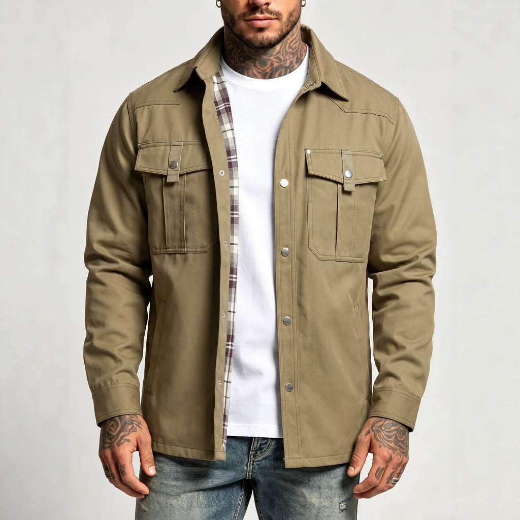Chemise à manches longues pour hommes