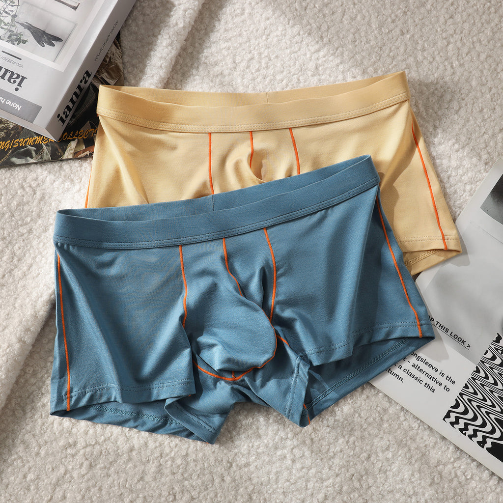 Slips de Boxer Respirant Plus Taille Homme Lyocell