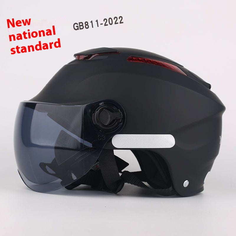 Protection solaire Quatre saisons Casque universel Moto Half Casque