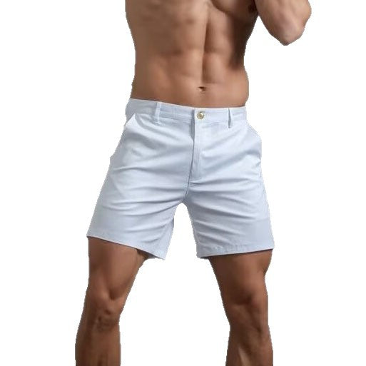 Hommes Robe Short Slim-fit Accentuate Muscles