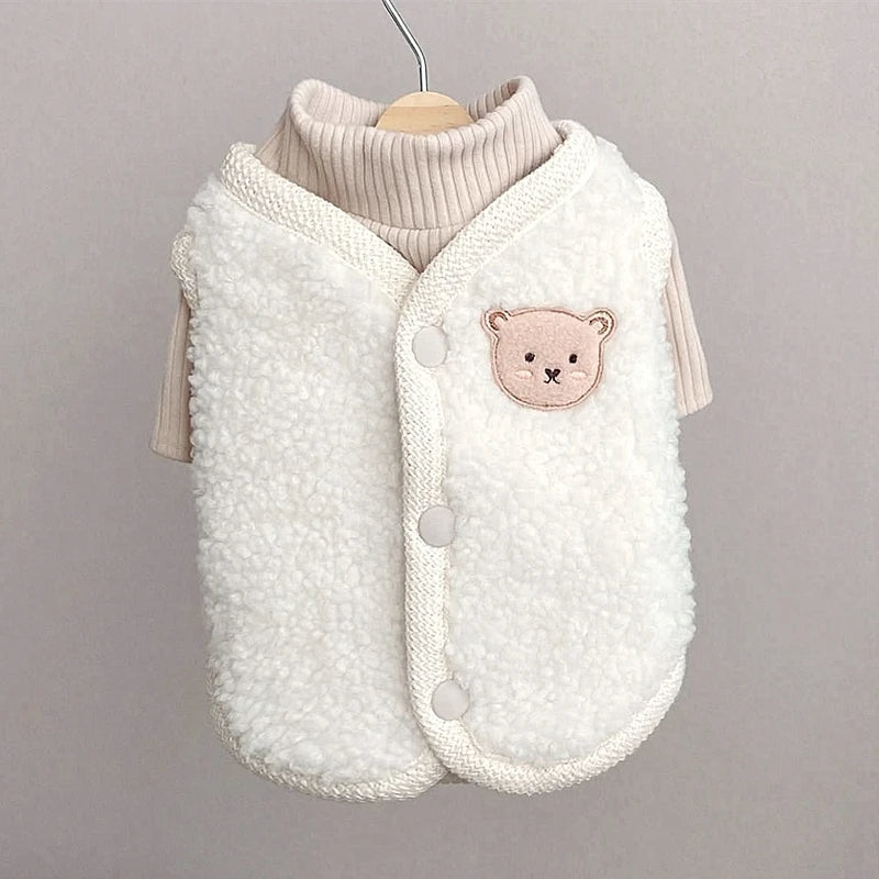 Bixin animaux vêtements chat chat chien automne et hiver porter épais coton manteau