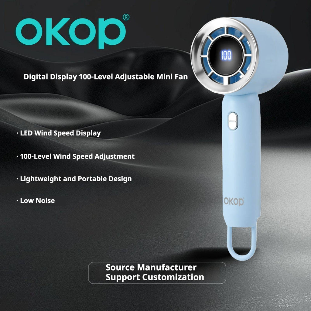 KP-F13 Best-Selling Handheld Mini réglage ventilateur bureau silencieux utilisation longue batterie facteur de vie