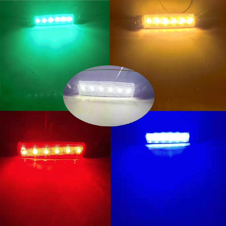 Signal de virage latéral du camion 6-LED