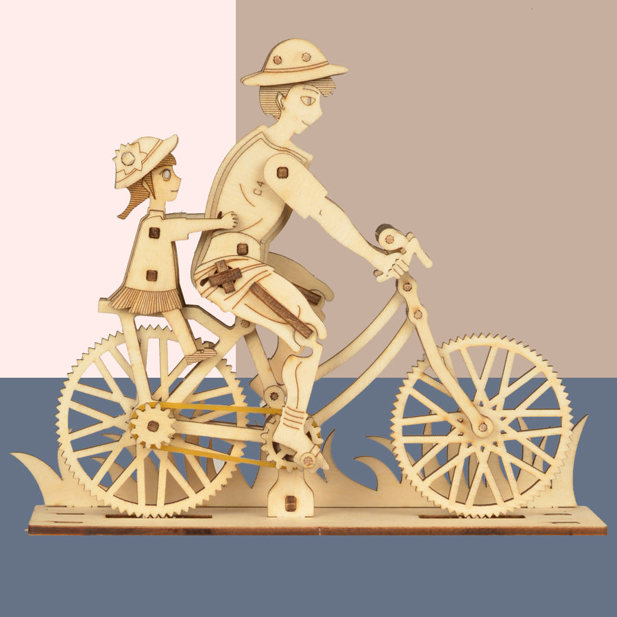 Assemblage en bois de vélo fait main Diy