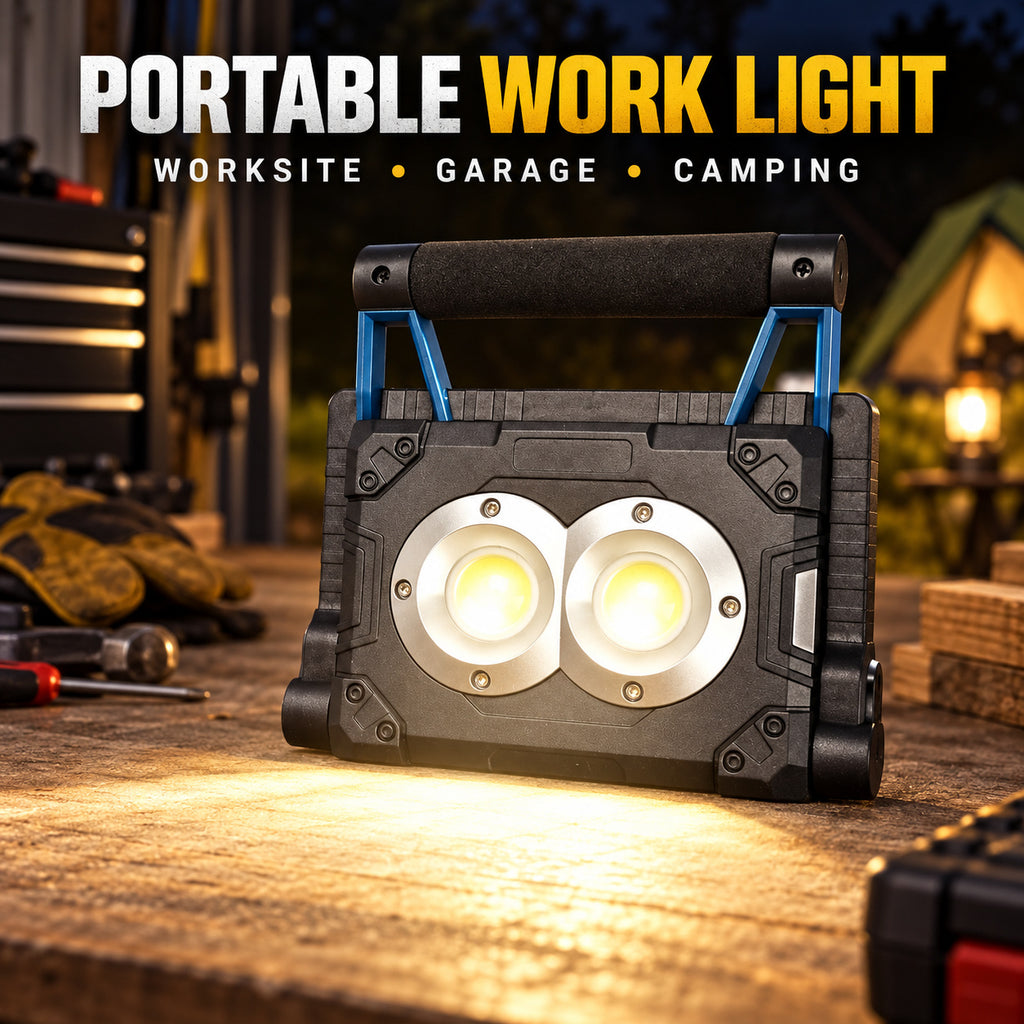 Éclairage de la batterie magnétique rechargeable solaire W875 3 Lampe de travail 30W C