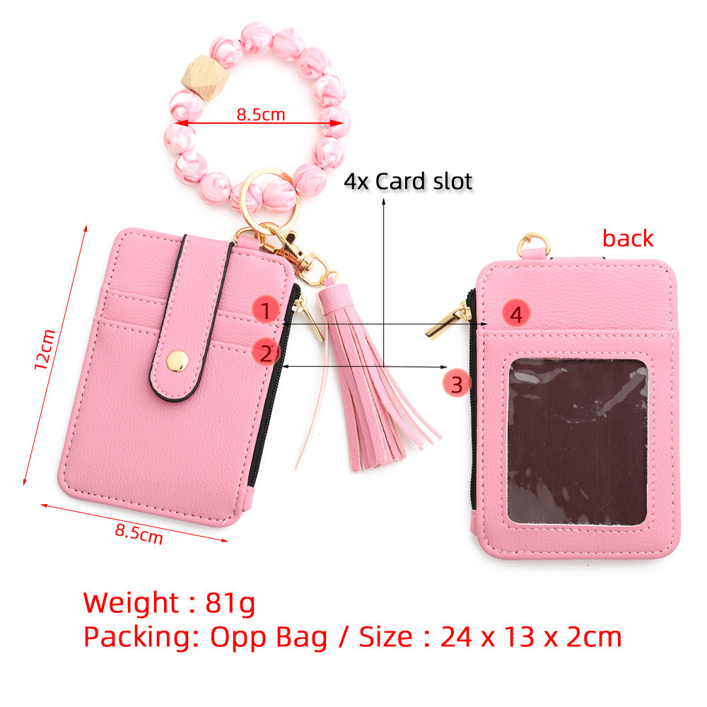 European And American Document Package Porte-cartes pliées Bracelet Silica Gel