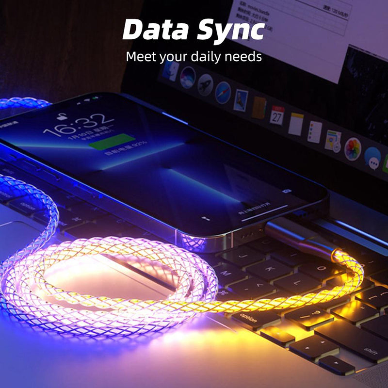 Ligne de charge progressive de Streamer coloré