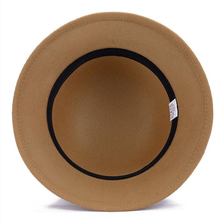Chapeau de Bowler Fashionable et Élégant Femmes avec une Bow rayée