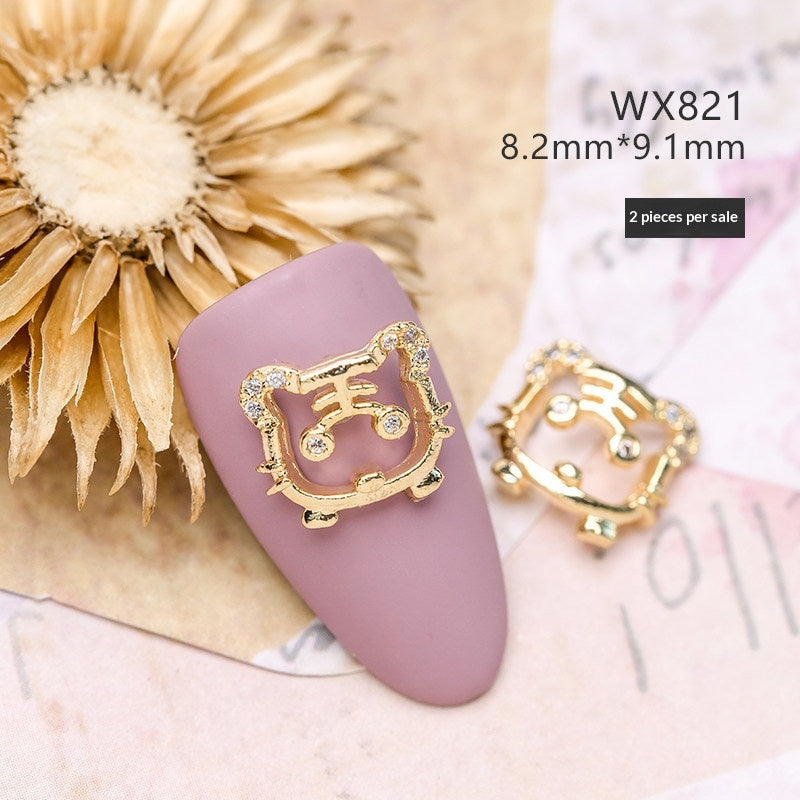Outils d'art à ongles et accessoires à ongles à thème zodiac