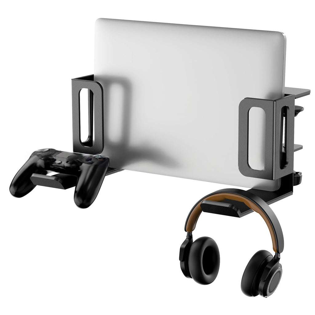 Support de refroidissement d'ordinateur portable latéral multifonctionnel non perçant