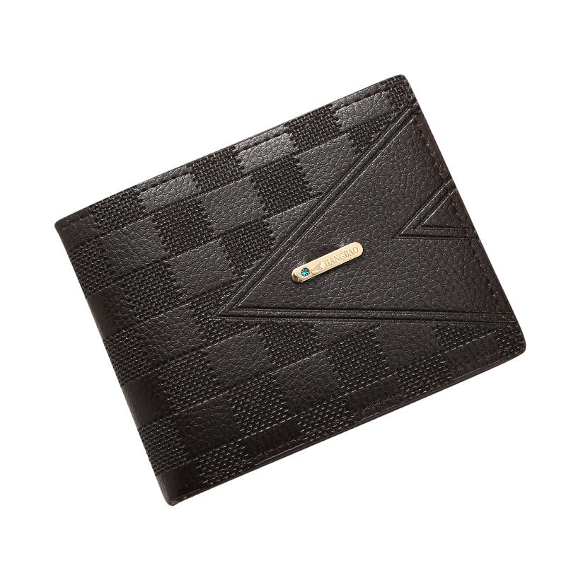 Portefeuille de commerce court pour hommes