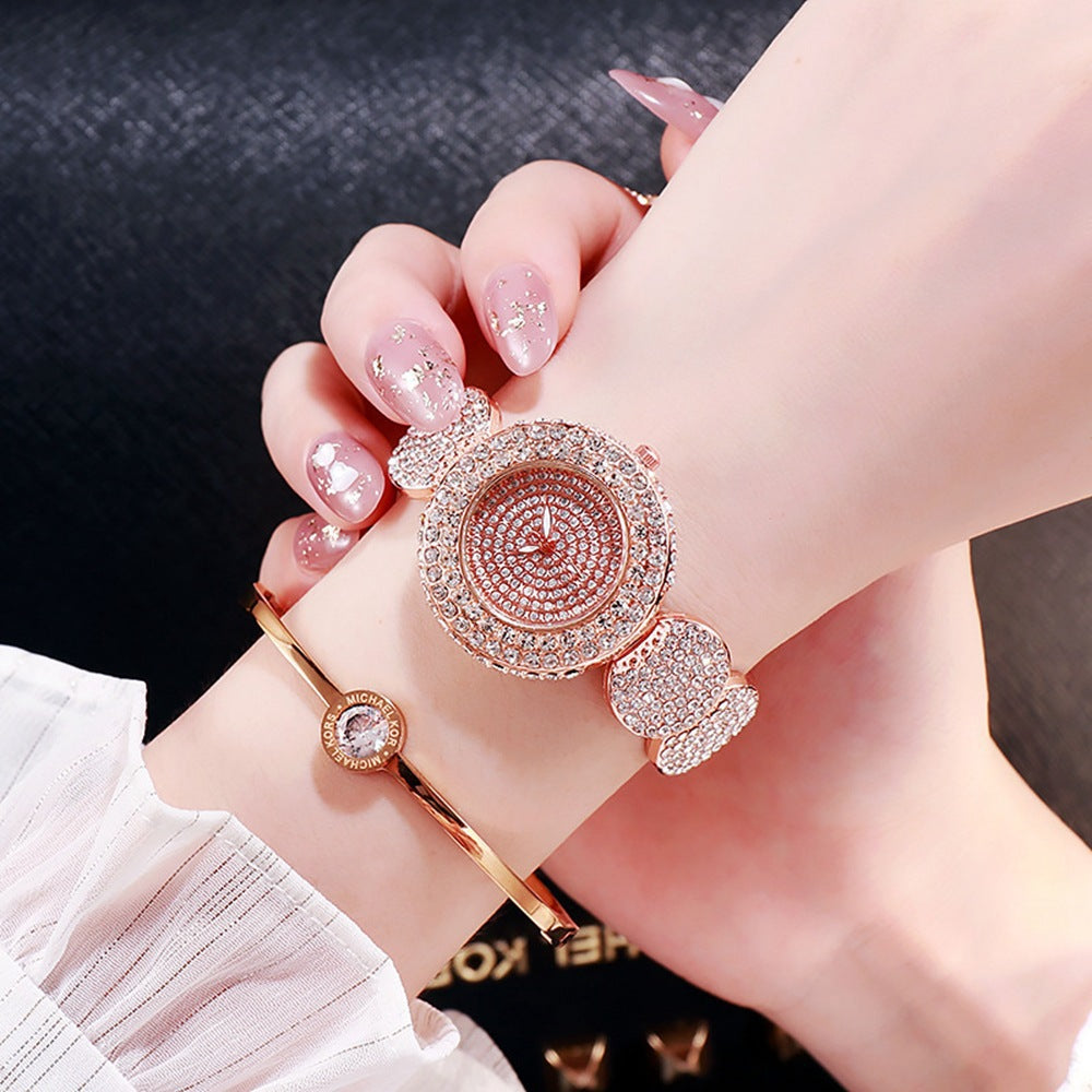 Simple Temperament Spot Perceuse ronde Petit cadran montre