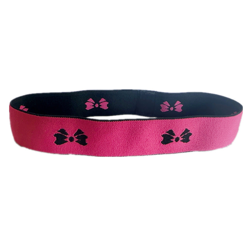 Bande de fixation rouge rose Wig Edge Velcro Bandeau antidérapant réglable
