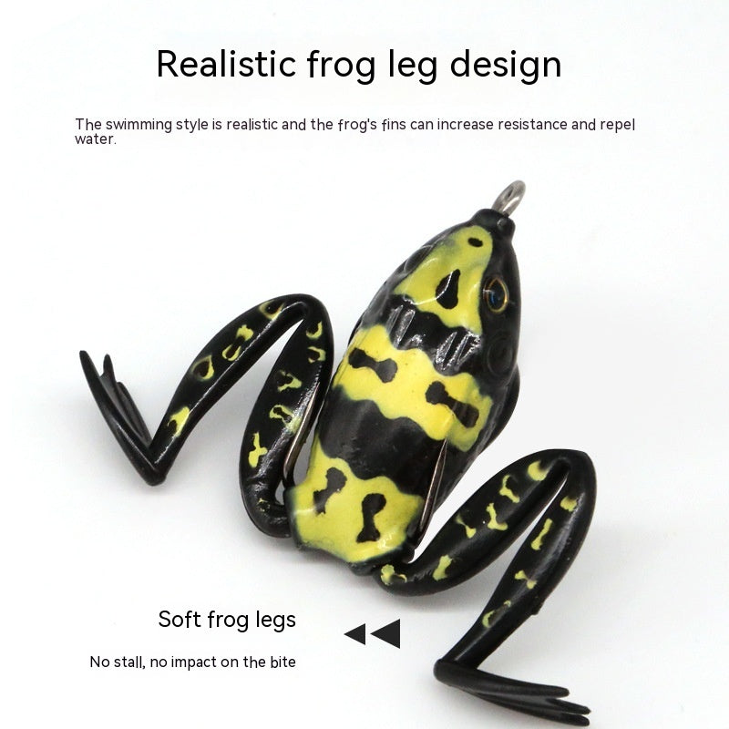 Bionic Real Thunder Frog Snake Head se spécialise dans tuer Black Thunder Frog Jambes Double