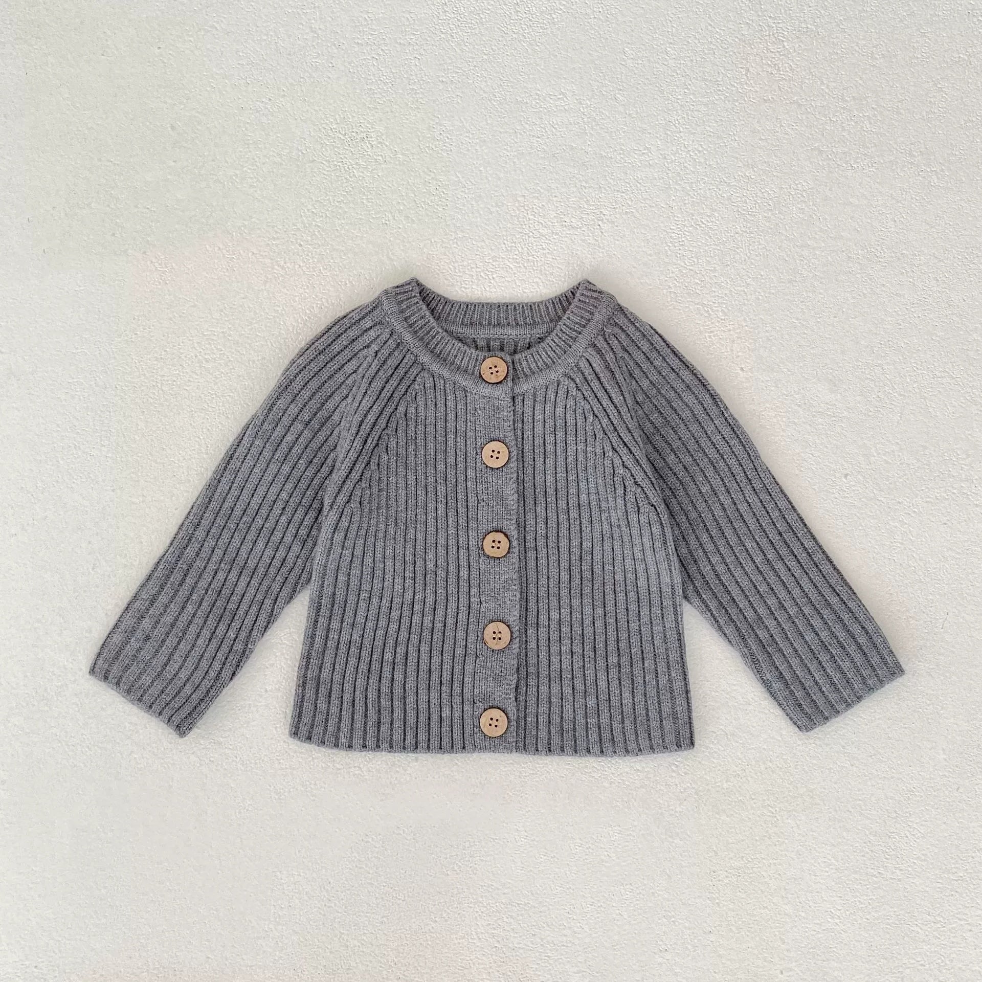 Chandail enfant tricoté couleur solide