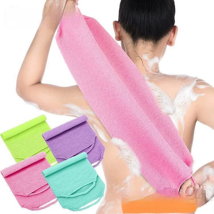 Serviette de bain avec cordon de traction