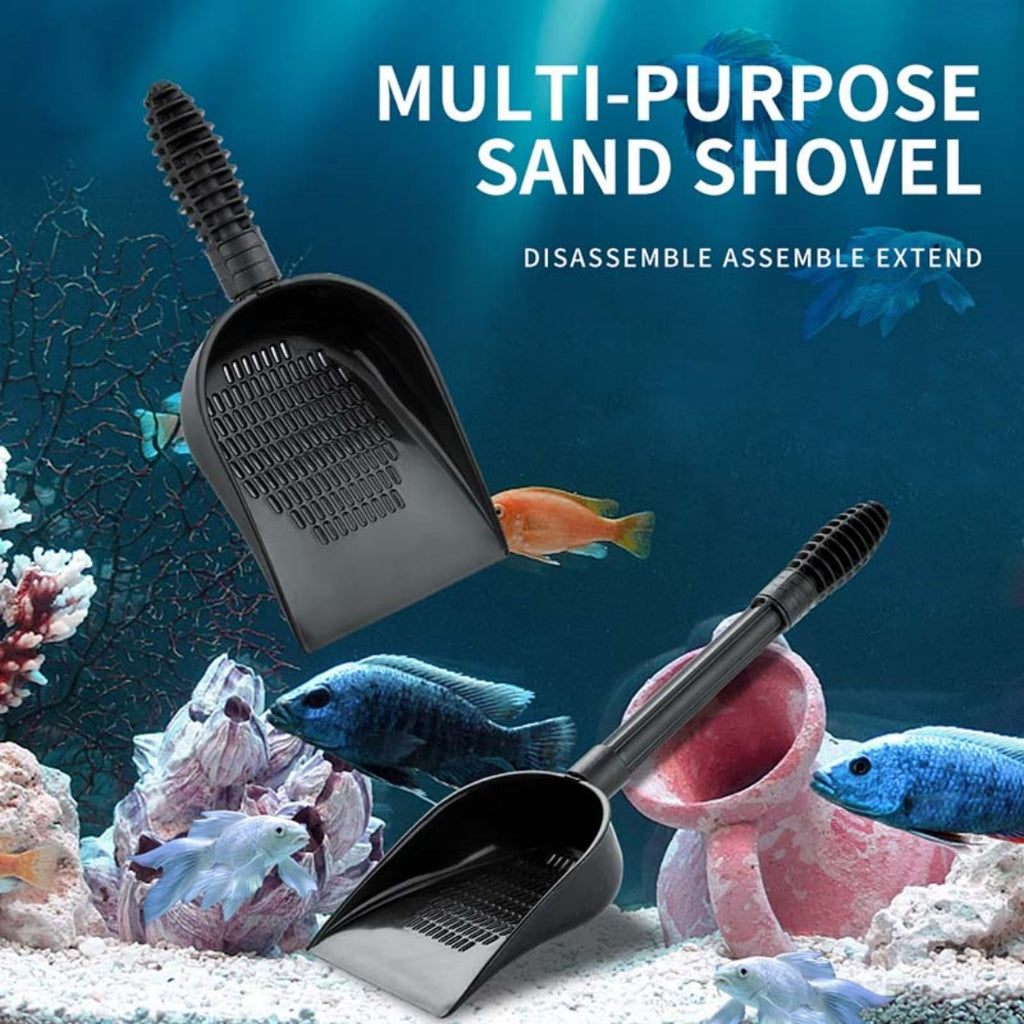 Réservoir de poisson pelle à sable polyvalente Bon aide aux animaux de compagnie