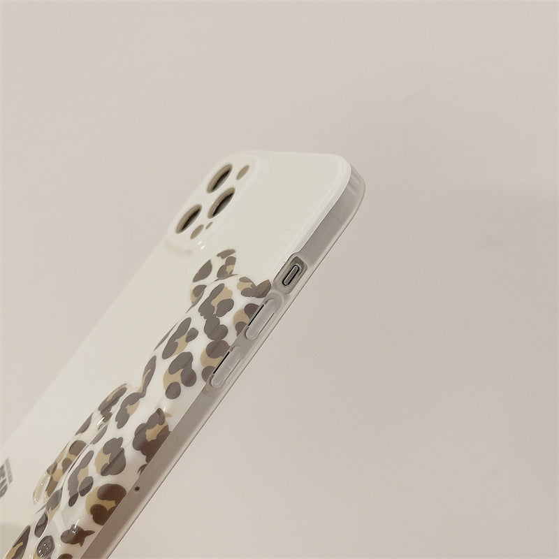 Blanc Leopard Imprimer 13 Cas de téléphone portable