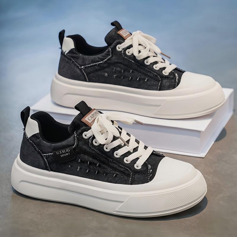 Chaussures de Patinage en Toile Bas-Top pour Homme
