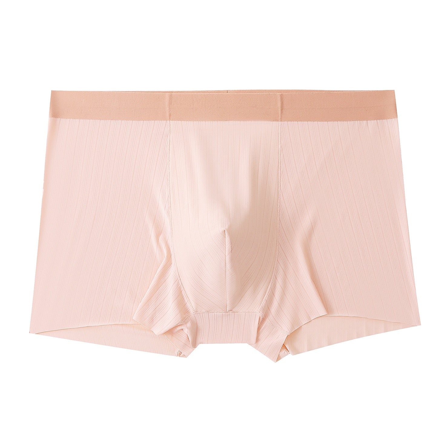 Hommes Summer Ice-silk Seamless Boxer Slips haute élasticité