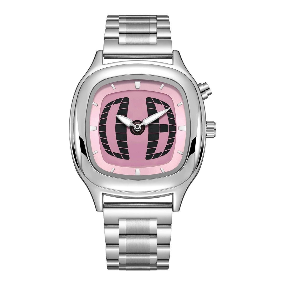 Montre dynamique numérique transformante en acier rétro imperméable