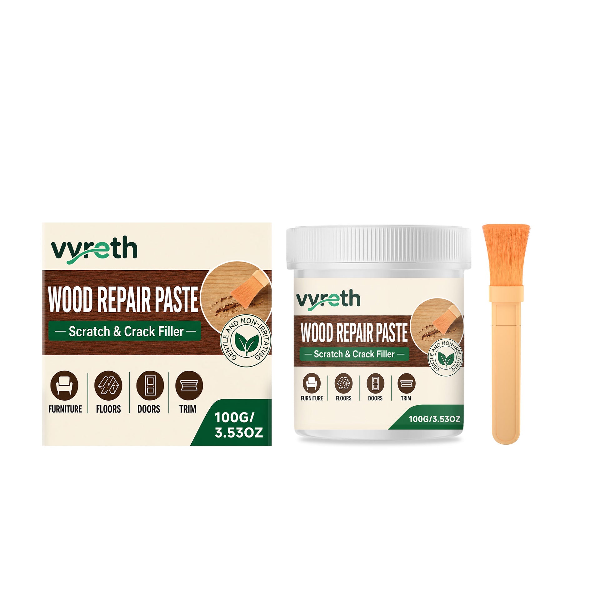 Pâte de réparation de bois