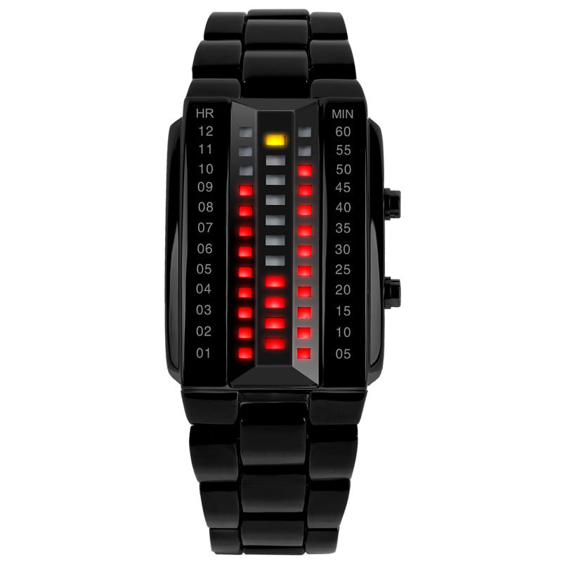 Montres imperméables Mode homme Creative LED Personnalité