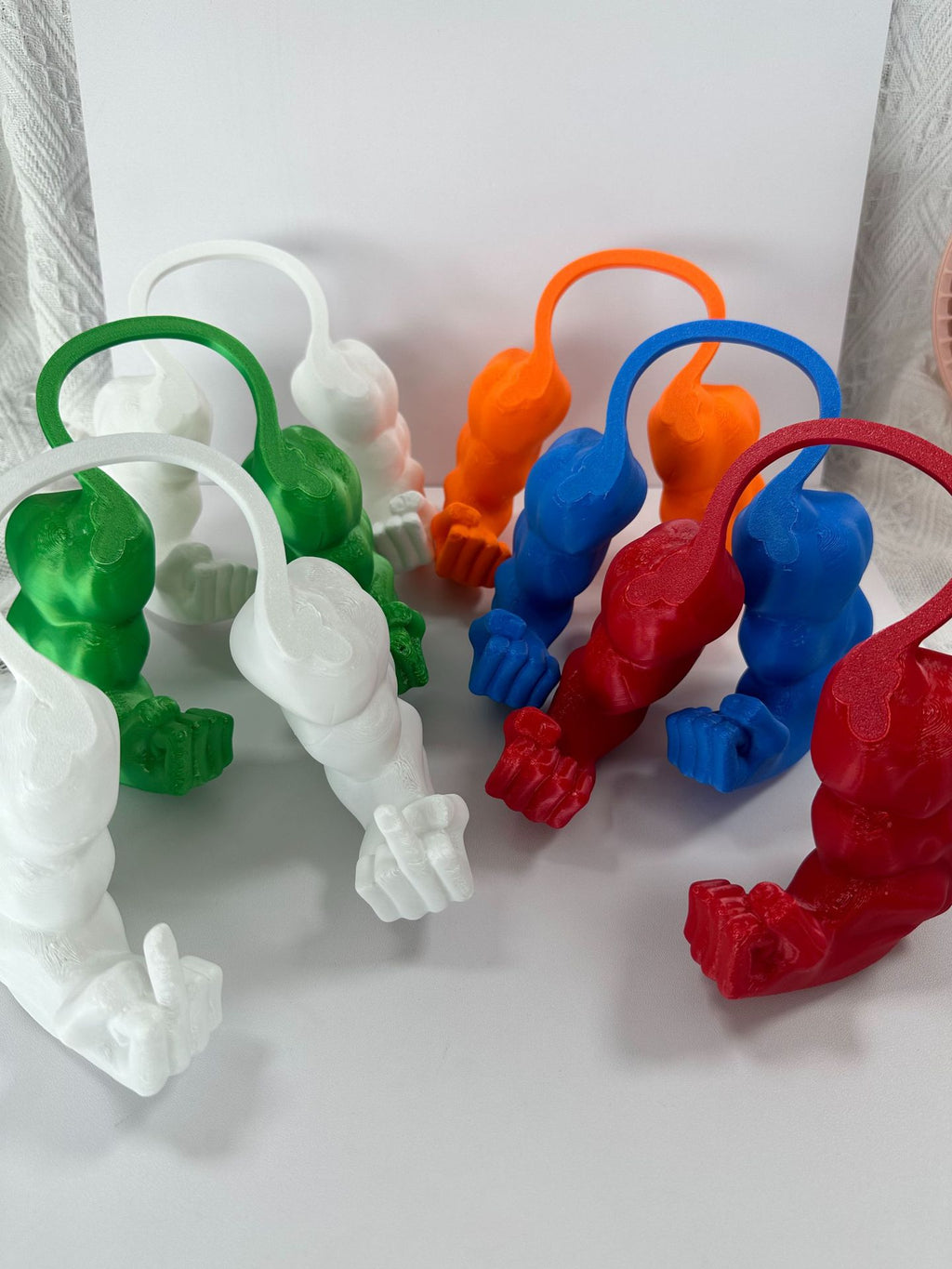 Jouet de bras d'haltère décoratif pour animaux de compagnie