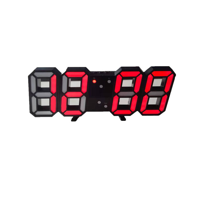 Horloge numérique murale LED électronique réveil cadeau Horloge Grande horloge température