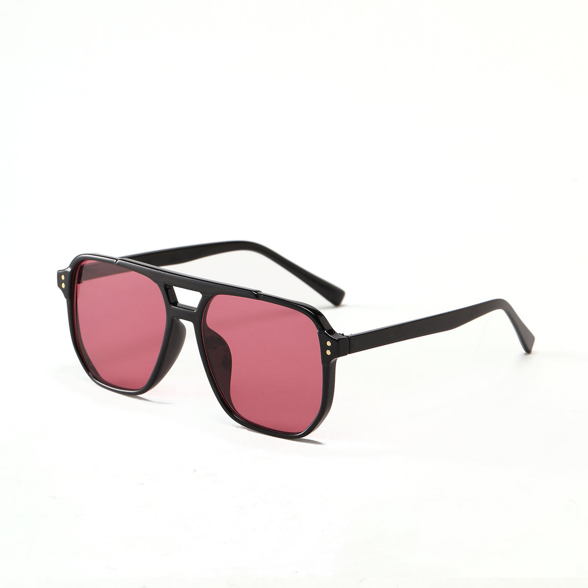 Lunettes de soleil carrées à double faisceau de mode pour femmes