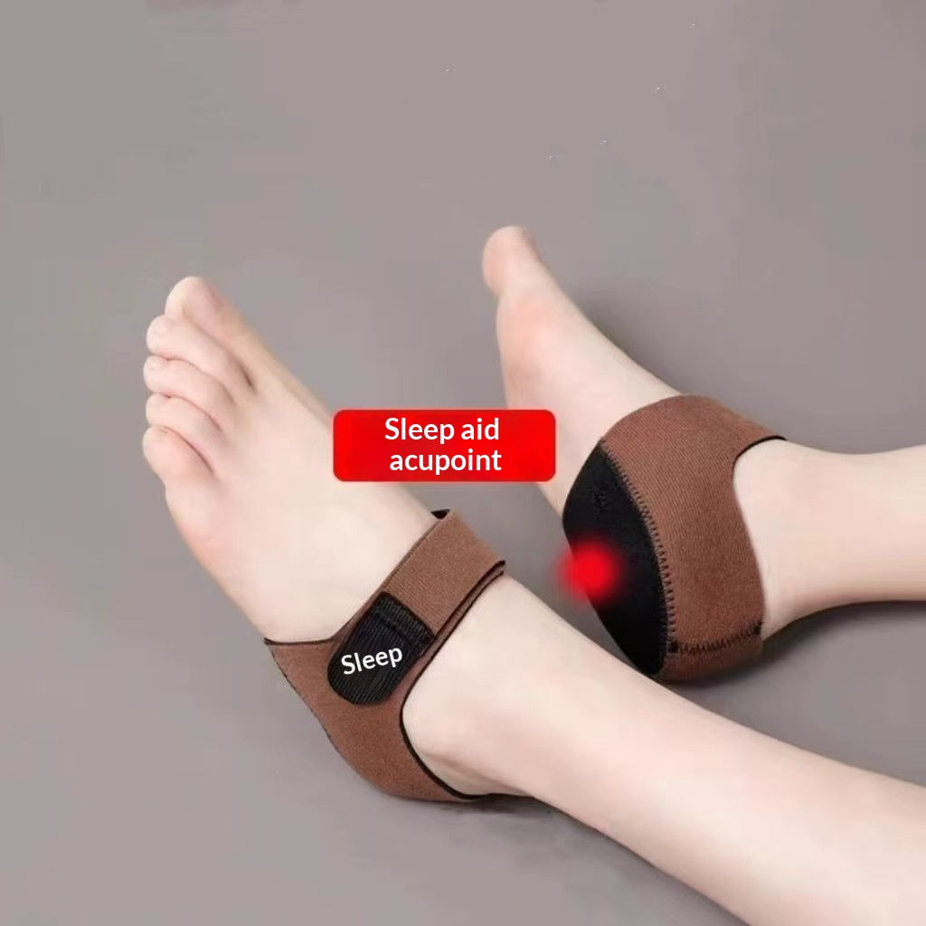 Insomnie Acupression Massage Semelles intérieures avec des chaussettes Velcro pour le sommeil