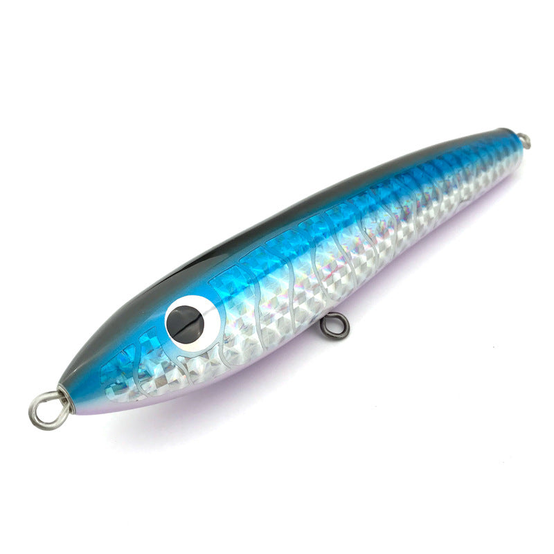 80g 90g Pêche artisanale en bois Lure Lure Pêche en mer Crayon de pêche en bateau
