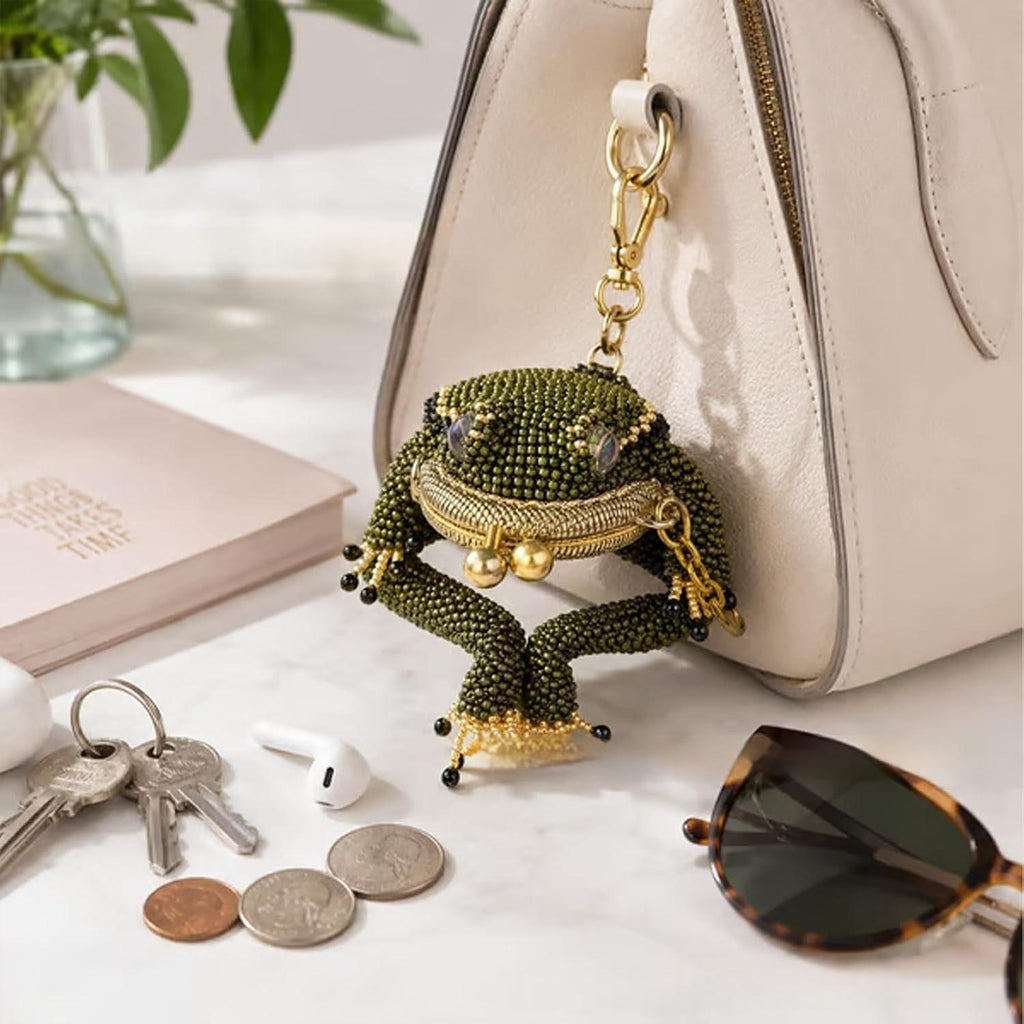 Cute Frog Coin Purse Adorable Accessory Storage Box