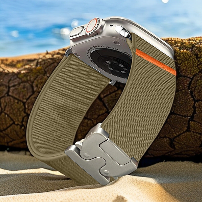Bracelet de montre pointage parachute boucle élastique respirant