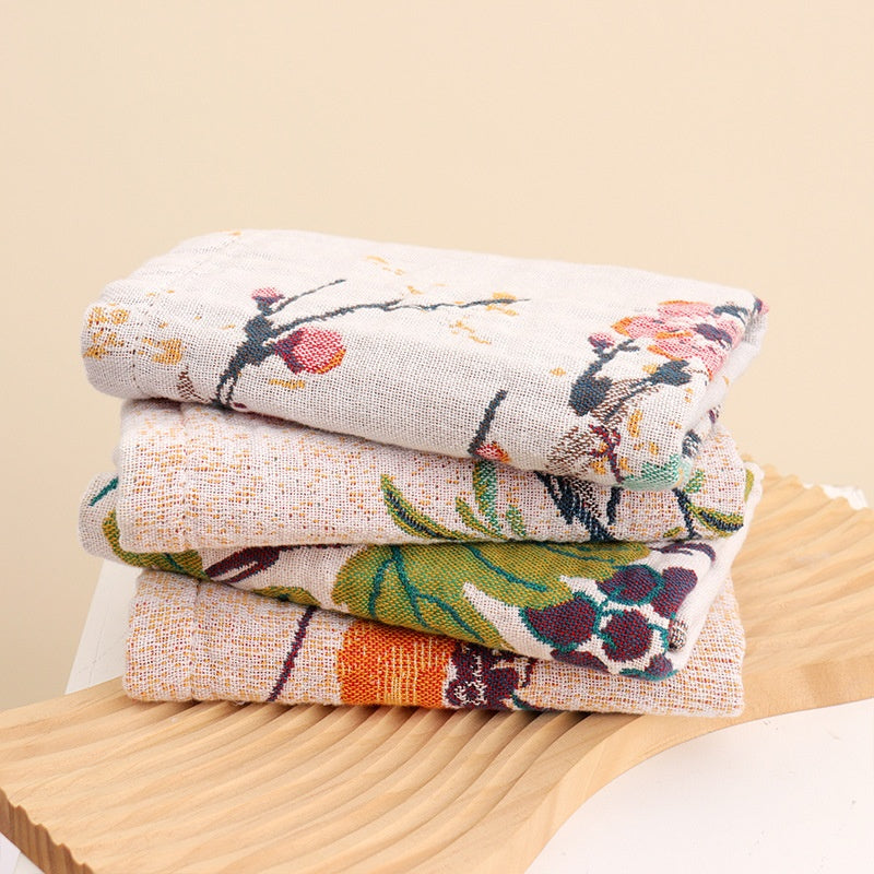 Serviette en coton Gauze visage pour la maison utilisable pour les adultes et les enfants