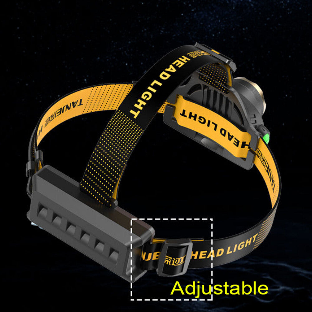 Super Bright 150000LM BATTERY LED phare USB phare lampe de poche
