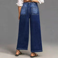 Women's Retro Loose-Fit Wide-Leg Denim Jeans