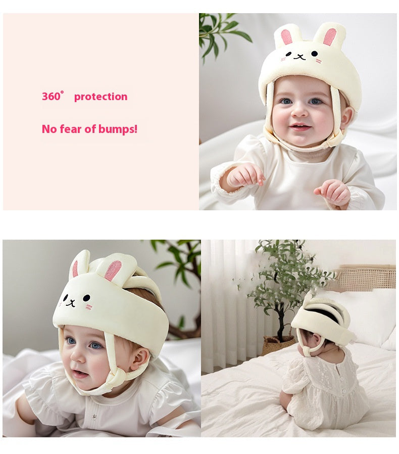Bébé tout-petit Protection de la tête Chapeau anti-automne Mesh respirant