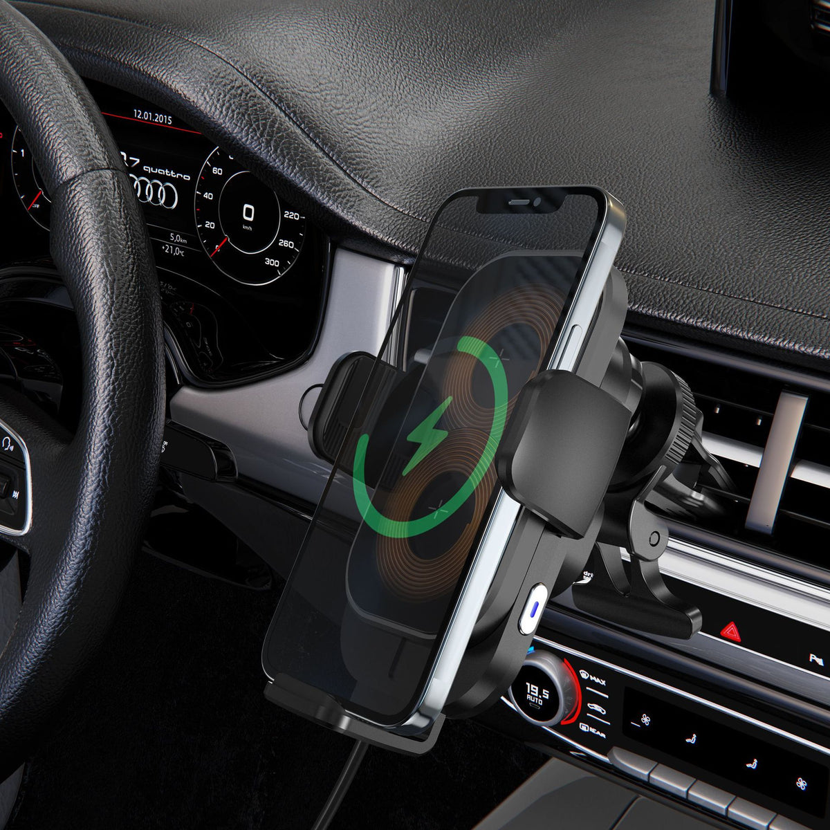 Chargeur sans fil de voiture pliant téléphone mobile