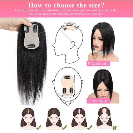 Les femmes Volumizing pièce d'extension de cheveux haute partie