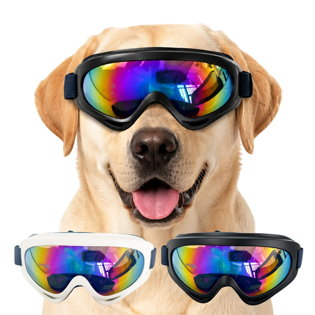 Lunettes de soleil pour chiens Gants pour chiens pour petits chiens Lunettes anti-Uv Protégez les yeux contre le vent