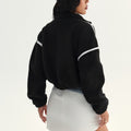 Manteau de sweater à col tortueux pour femmes