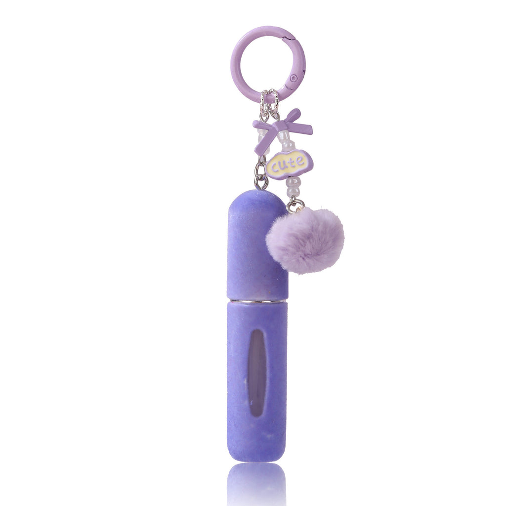 En peluche sac de charme parfum bouteille Girly porte-clés