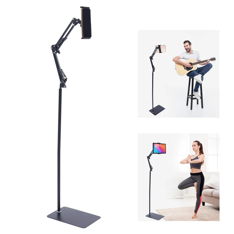 Universal Ipad Support de table au sol Bracket réglable Rotation flexible Support de téléphone Rotati