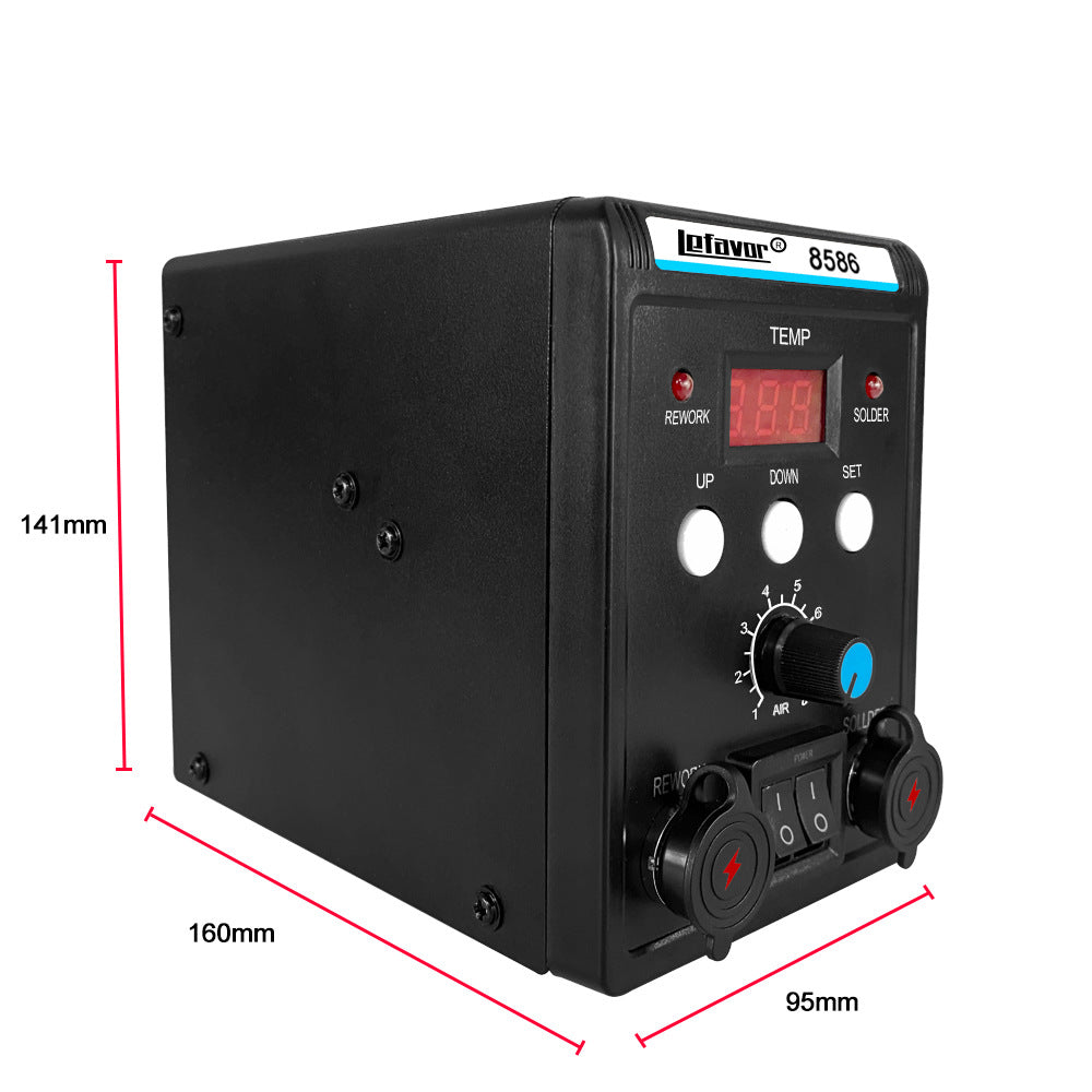 Digital Temperature Controlled Hot Air Soldering Station