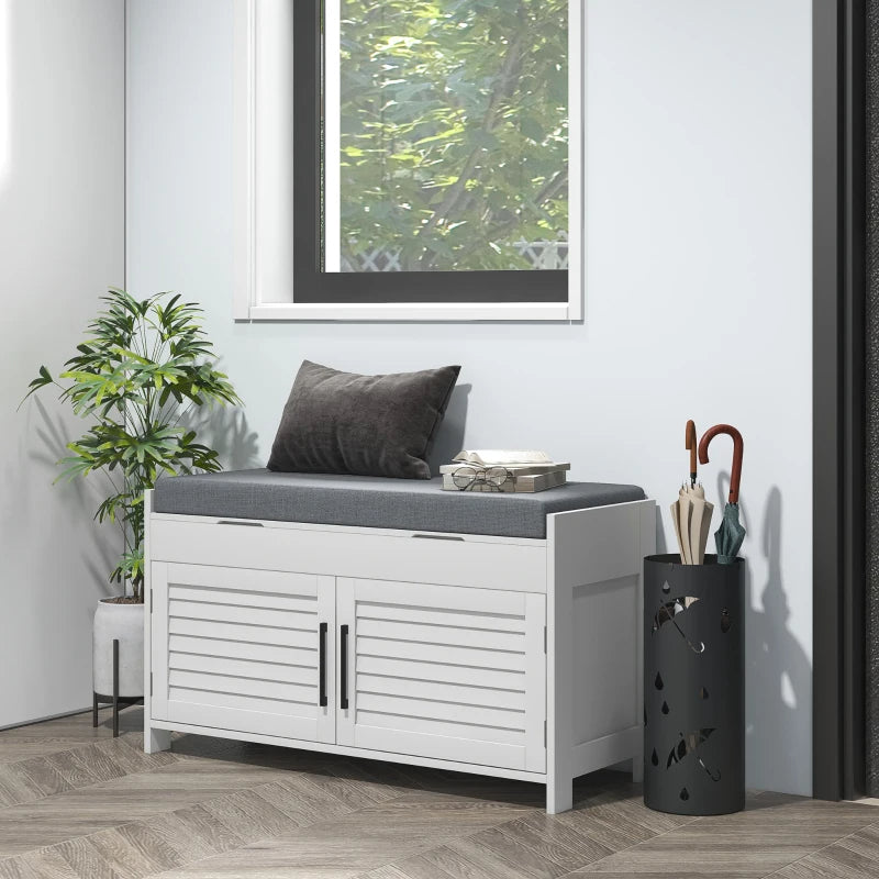 Banc de rangement des chaussures