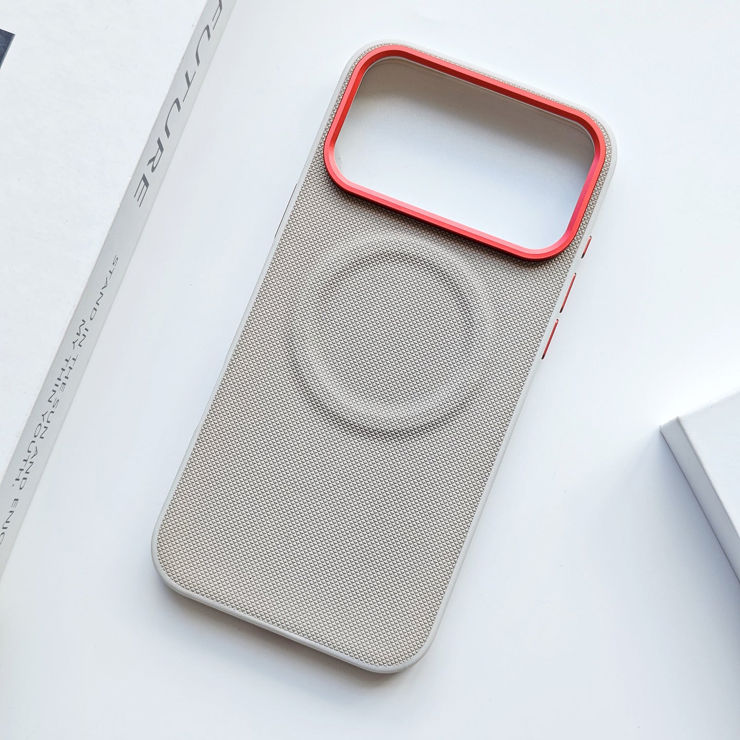 Étui de téléphone artificiel en cuir mince Adsorption magnétique résistant aux gouttes